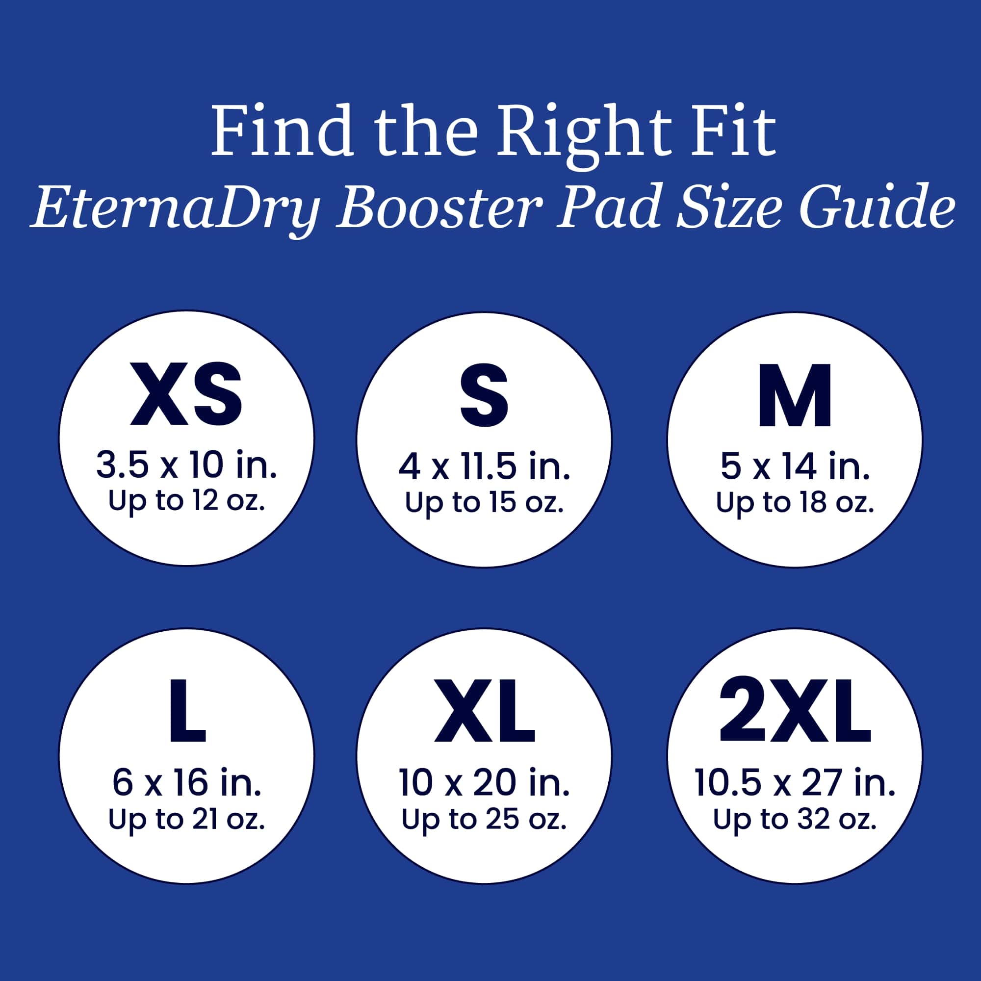 NorthShore Booster Pad Diaper Inserts with Adhesive Strip