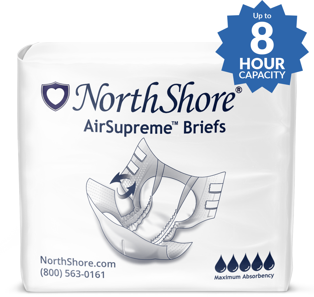 NorthShore AirSupreme Tab-Style Adult Briefs | Adult Diapers