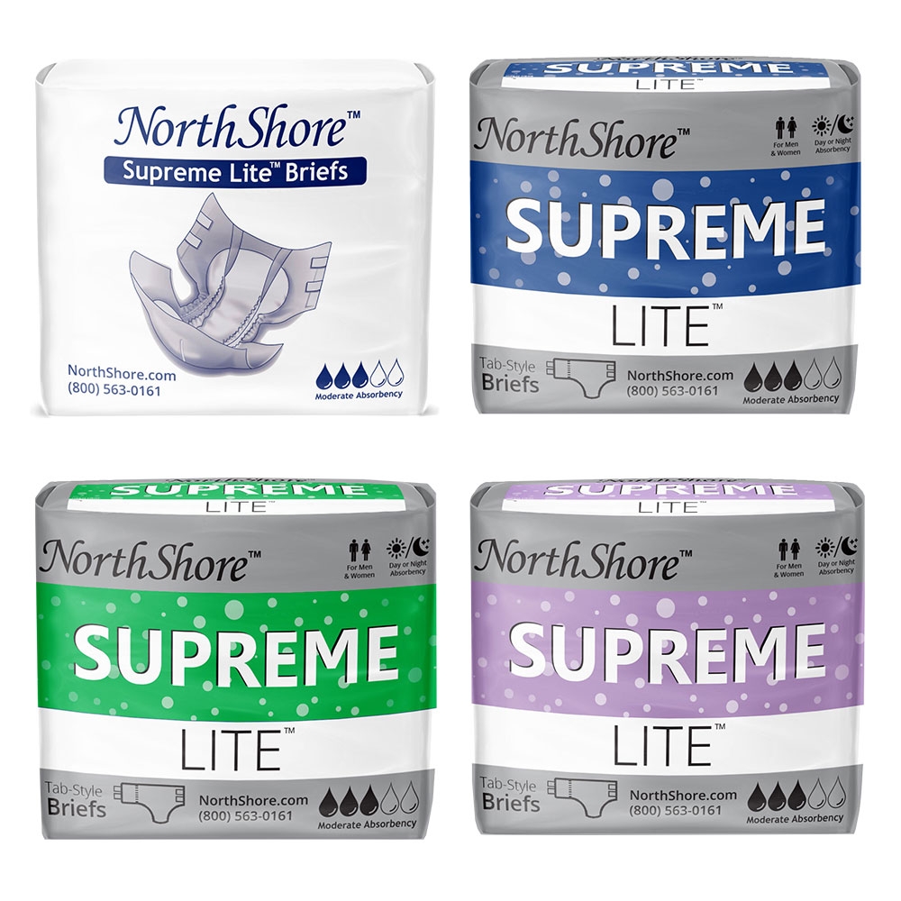 NorthShore Supreme Lite Tab-Style Briefs