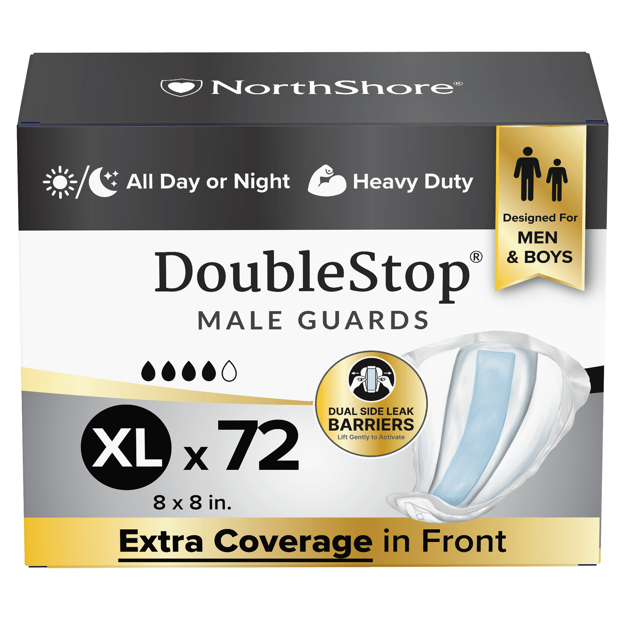 NorthShore DoubleStop Male Incontinence Guards