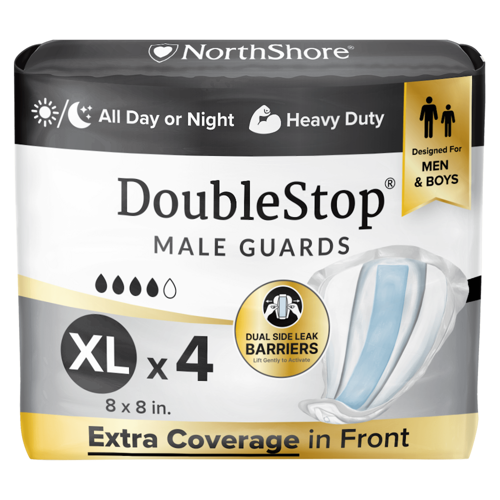 NorthShore DoubleStop Male Incontinence Guards