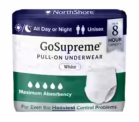 NorthShore GoSupreme Overnight 8-Hour Pull-Up Incontinence Underwear