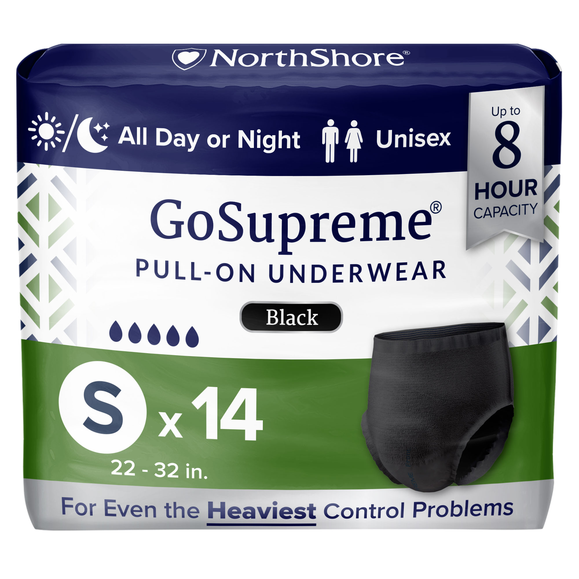 NorthShore GoSupreme Overnight Incontinence Underwear Adult Diapers