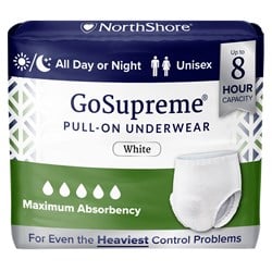 NorthShore GoSupreme Overnight Incontinence Underwear | Adult Diapers
