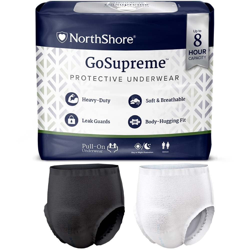 GoSupreme adult pull-on diapers for bowel incontinence