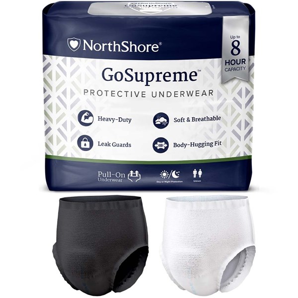 NorthShore GoSupreme Pull-On Style Adult Protective Underwear | Adult ...