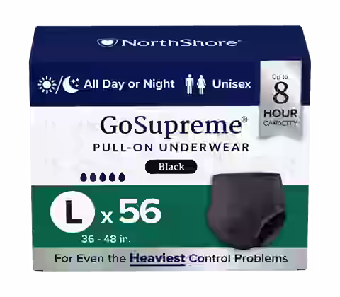NorthShore GoSupreme Overnight 8-Hour Pull-Up Incontinence Underwear