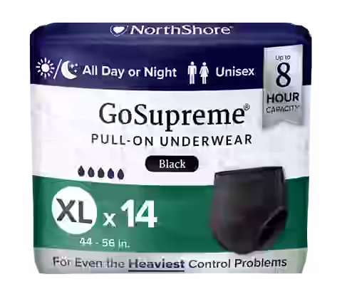 NorthShore GoSupreme Overnight 8-Hour Pull-Up Incontinence Underwear