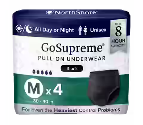 NorthShore GoSupreme Overnight 8-Hour Pull-Up Incontinence Underwear