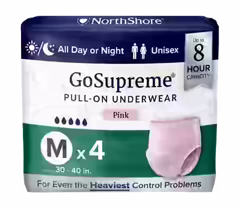 NorthShore GoSupreme Overnight 8-Hour Pull-Up Incontinence Underwear