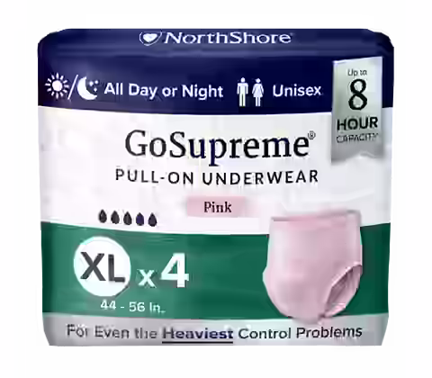 NorthShore GoSupreme Overnight 8-Hour Pull-Up Incontinence Underwear