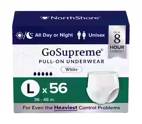 NorthShore GoSupreme Overnight 8-Hour Pull-Up Incontinence Underwear