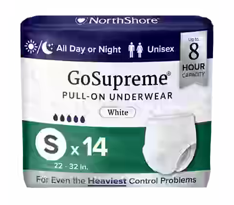 NorthShore GoSupreme Overnight 8-Hour Pull-Up Incontinence Underwear