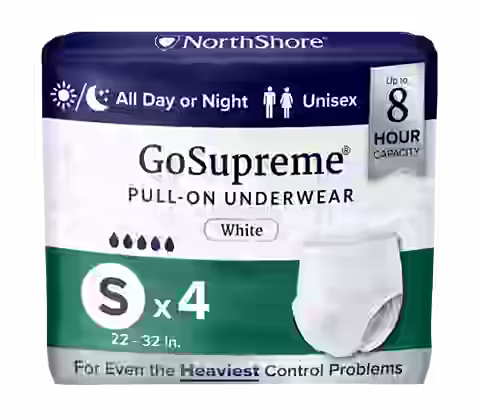 NorthShore GoSupreme Overnight 8-Hour Pull-Up Incontinence Underwear