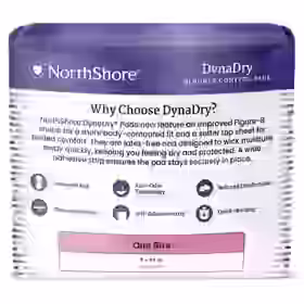 NorthShore DynaDry Bladder Control Incontinence Pads for Women