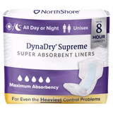 NorthShore DynaDry Supreme Heavy Incontinence Liners, Unisex