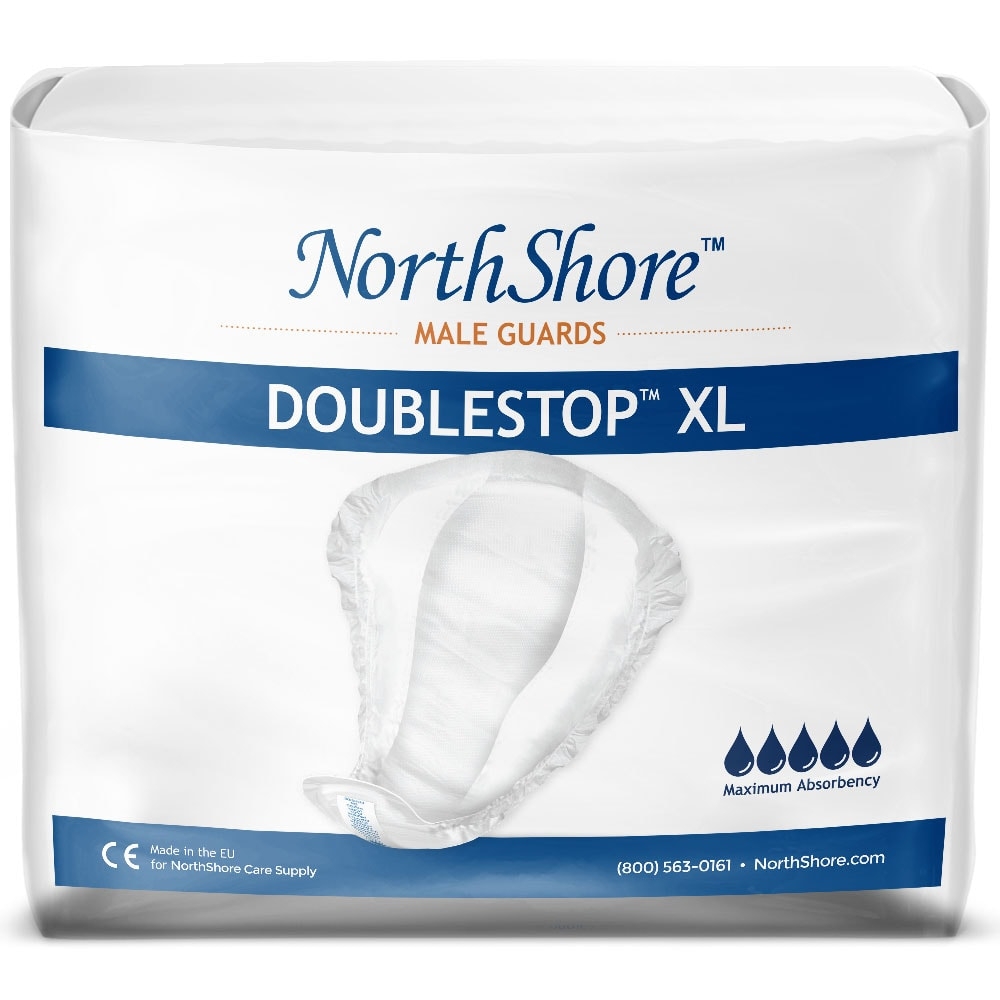 NorthShore DoubleStop XL Male guards for incontinence
