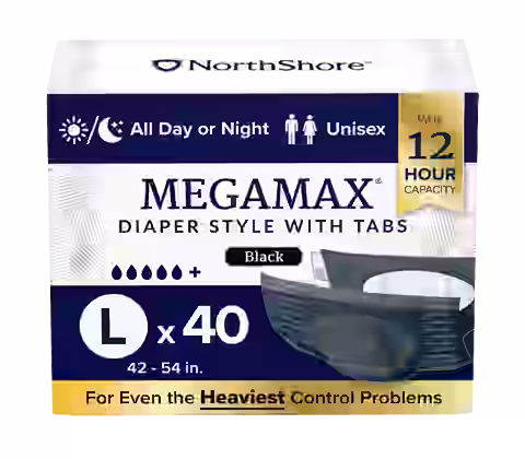 NorthShore MegaMax 12-Hour Overnight Diaper Style Briefs