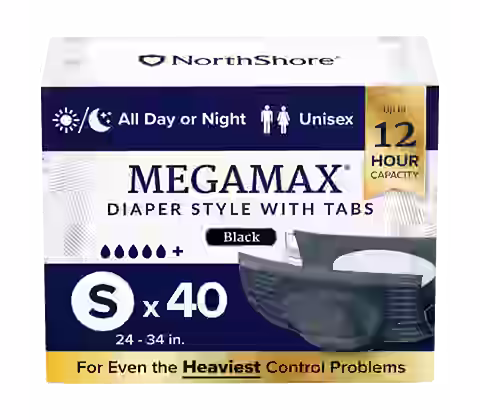 NorthShore MegaMax 12-Hour Overnight Diaper Style Briefs
