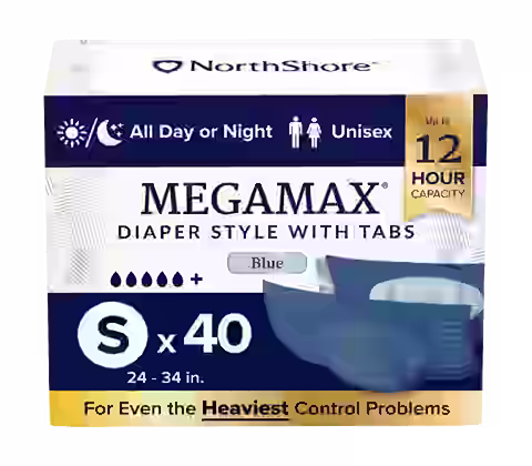NorthShore MegaMax 12-Hour Overnight Diaper Style Briefs