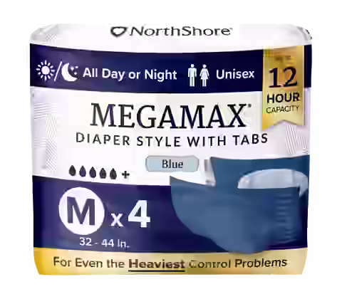 NorthShore MegaMax 12-Hour Overnight Diaper Style Briefs