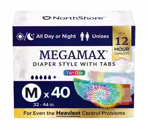 NorthShore MegaMax 12-Hour Overnight Diaper Style Briefs