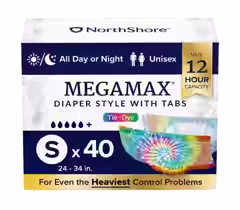 NorthShore MegaMax 12-Hour Overnight Diaper Style Briefs