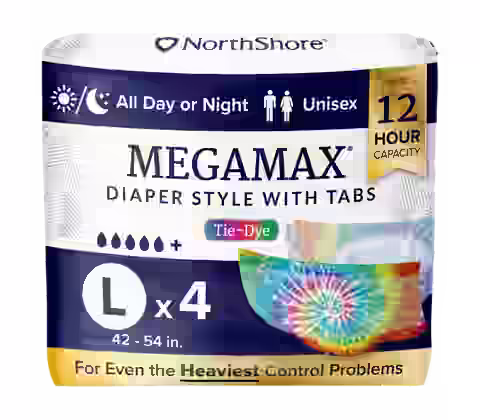 NorthShore MegaMax 12-Hour Overnight Diaper Style Briefs