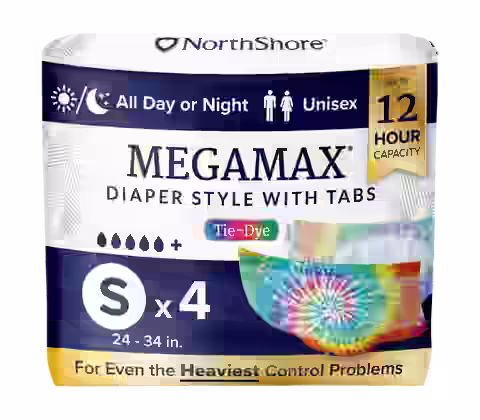NorthShore MegaMax 12-Hour Overnight Diaper Style Briefs