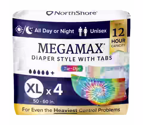 NorthShore MegaMax 12-Hour Overnight Diaper Style Briefs