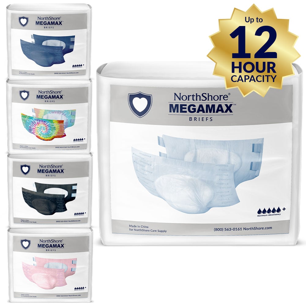 NorthShore MEGAMAX Tab-Style Briefs