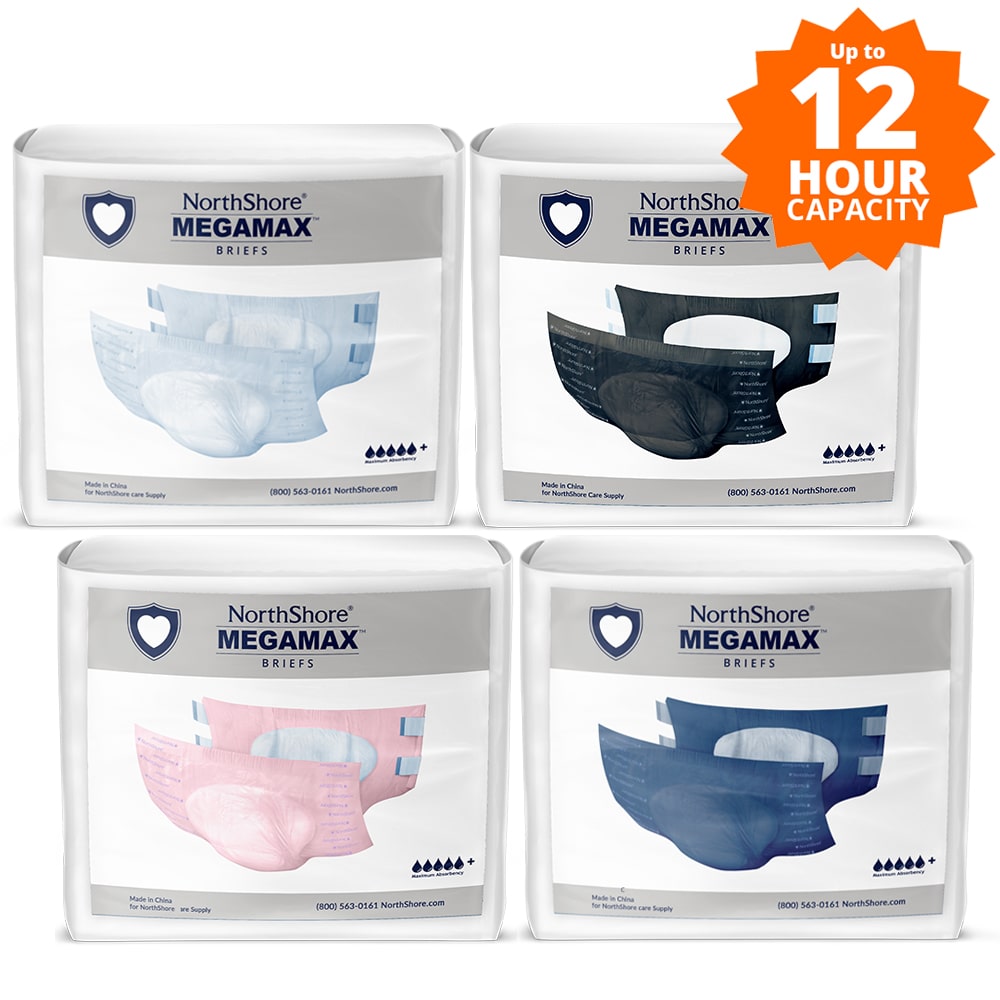 NorthShore MEGAMAX Tab-Style Briefs