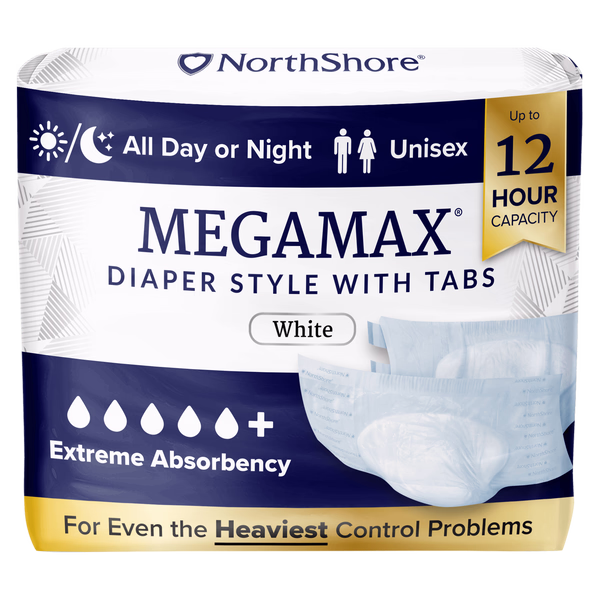 NorthShore MegaMax 12-Hour Overnight Diaper Style Briefs