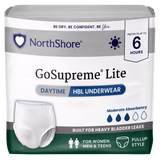 NorthShore GoSupreme Lite 6-Hour Daytime HBL Incontinence Underwear