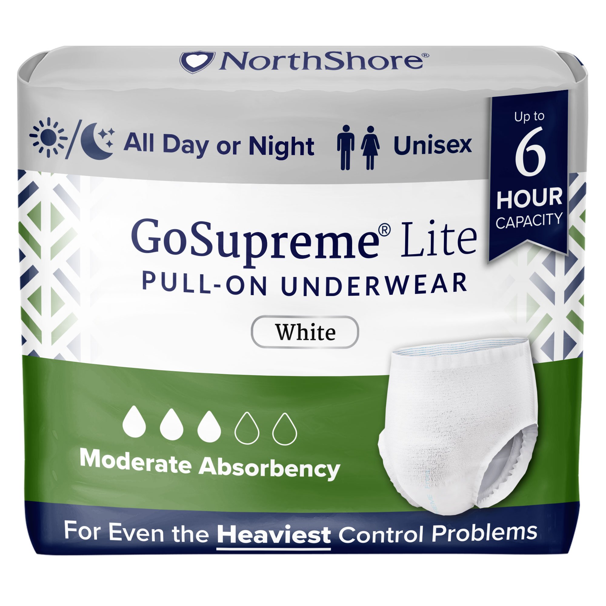 NorthShore GoSupreme Lite Incontinence Underwear