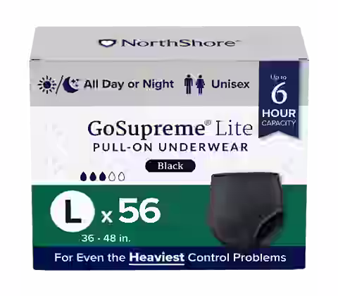 NorthShore GoSupreme Lite 6-Hour Pull-Up Incontinence Underwear