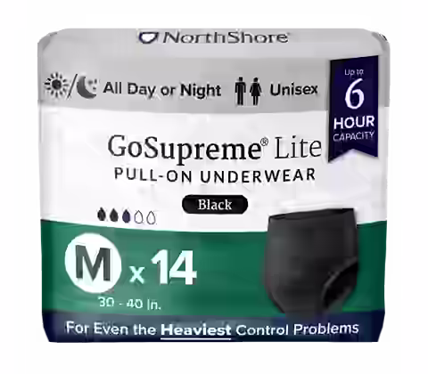 NorthShore GoSupreme Lite 6-Hour Pull-Up Incontinence Underwear
