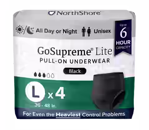 NorthShore GoSupreme Lite 6-Hour Pull-Up Incontinence Underwear
