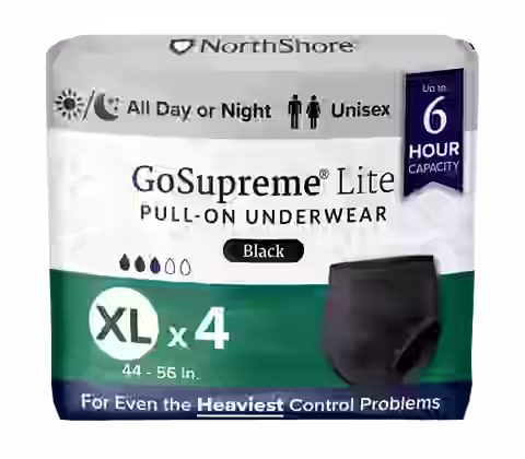 NorthShore GoSupreme Lite 6-Hour Pull-Up Incontinence Underwear