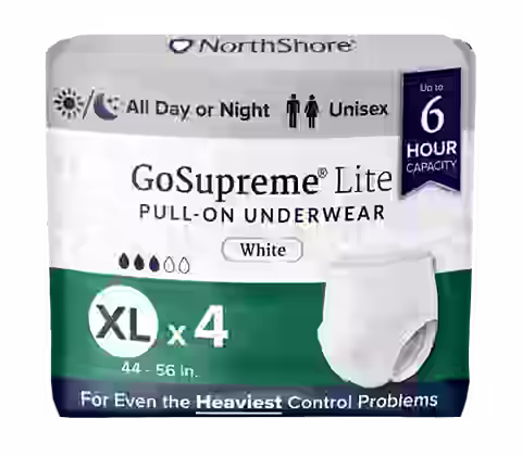 NorthShore GoSupreme Lite 6-Hour Pull-Up Incontinence Underwear