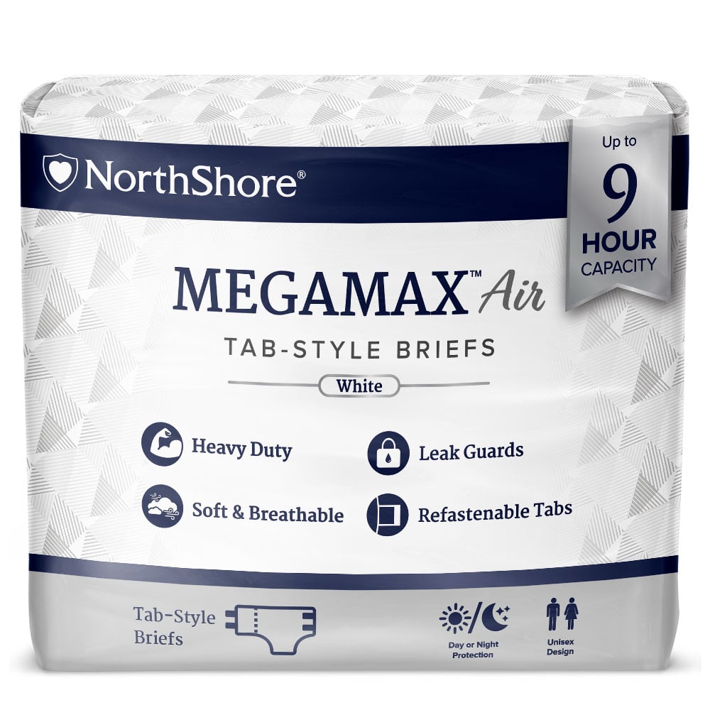 NorthShore MEGAMAX Air Tab-Style Adult Incontinence Briefs