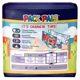NorthShore PACK PALS 12-Hour Printed Adult Diapers