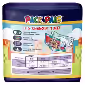 NorthShore PACK PALS 12-Hour Printed Adult Diapers