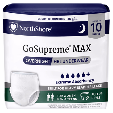 NorthShore GoSupreme Max 10-Hour Overnight HBL Pull-Up Incontinence Underwear