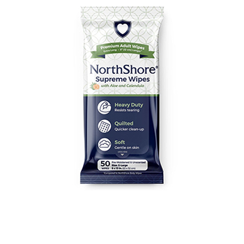 Heavy-duty wipes for cleaning bowel leaks