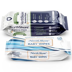NorthShore Supreme Quilted Cleansing Wipes