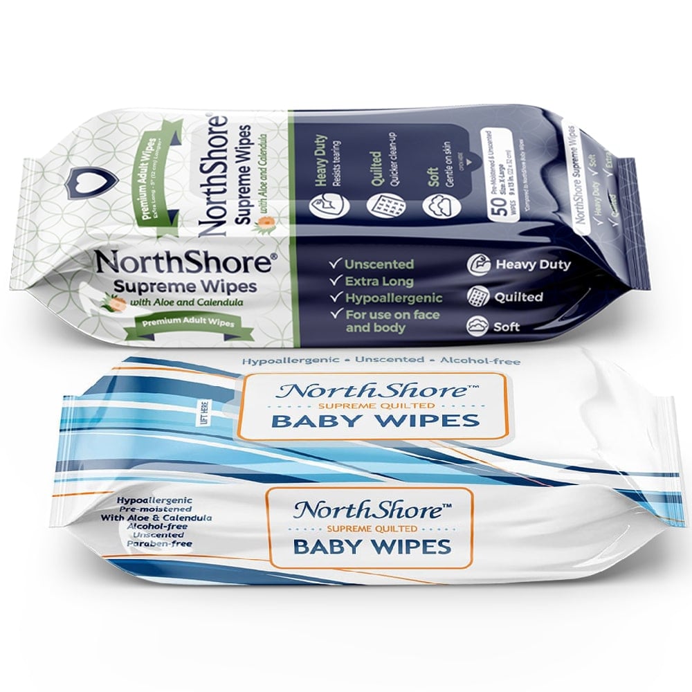  NorthShore Supreme Quilted Wipes