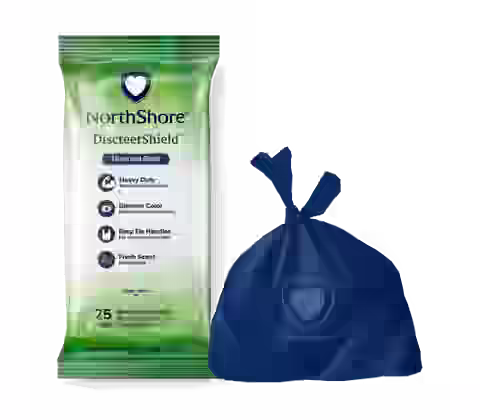 NorthShore DiscreetShield Scented Adult Diaper Disposal Bags