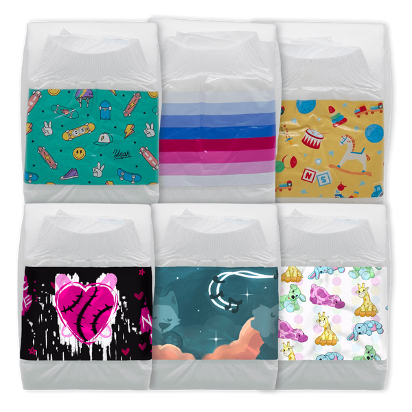 ABDL Diaper Panel Stickers