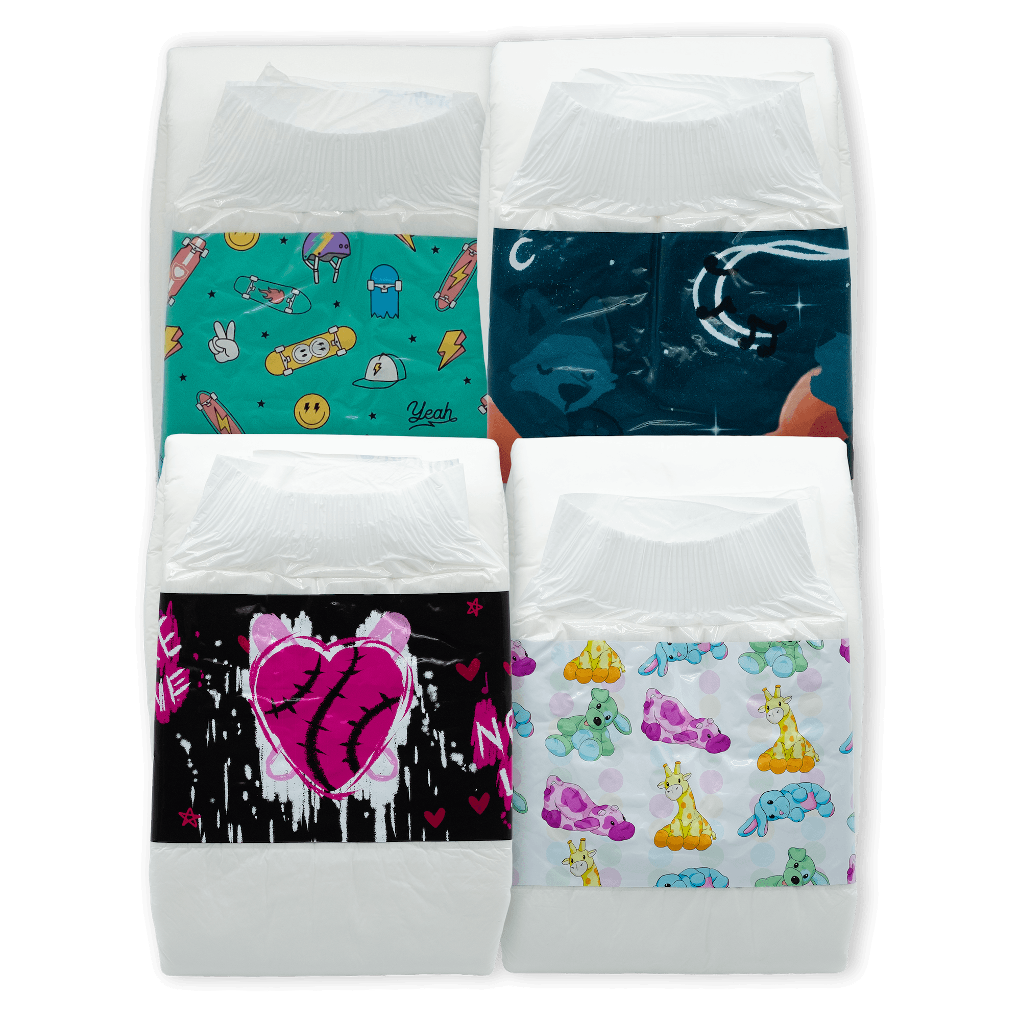 NorthShore Diaper Panel Stickers